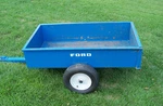 Ford Blue Light Duty Lawn Garden Yard Trailer Dump Cart, Pickup, Sandusky, Ohio. Fixed Price $300.00.