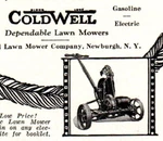 Antique 1919 Ad Coldwell Dependable Lawn Mower Newburgh Ny Electric Gas Horse. Fixed Price $9.96.