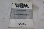Kubota Workshop Manual Model T1760 Supplement Catalog Original Tractor. Fixed Price $29.99.