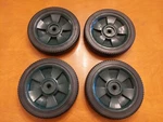 Craftsman Husqvarna 7"-8" Push Lawn Wheels Set Of 4 Fits Most Mowers Usa. Fixed Price $27.41.