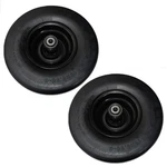 Proven Part 2-13X6.5-6 No-flat Solid Rubber Wheels For Wright 72460033. Fixed Price $213.99.