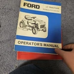 Ford Tractors Models LT111 And LT81 Operators Manual. Fixed Price $18.00.