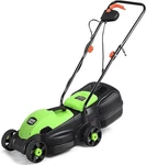 Goplus Lawn Mower 13 Inch Electric Corded 12 Amp Green. Fixed Price $214.00.