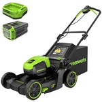 Cordless Push Lawn Mower 60V 17 Brushless 4.0AH Greenworks MO60L419 2-IN-1. Fixed Price $439.99.