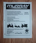 Murray 425000X8A Lawn Tractor Owners Manual & Illustrated Parts List. Fixed Price $14.95.