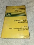John Deere STX38 STX46 Lawn Tractor Operators Manual. Fixed Price $14.99.