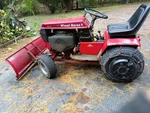 Wheelhorse 417-8 Excellent Working Condition With Powerlift Plow & Chains. Fixed Price $1250.00.