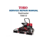 Toro 7000 D Reelmaster Mower Service Repair Manual Usb & Link. Fixed Price $14.99.