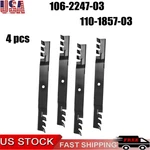 4PK Mower Mulching Blades Compatible With Toro Timecutter Z 42" Deck 106-2247-03. Fixed Price $55.99.