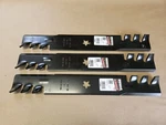 New 3 Pack Mulching Blades Fits Husqvarna MZ5225ZT 52" 521981501. Fixed Price $64.99.