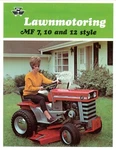 Color Brochure Massey Ferguson & MF10 MF12 Lawn Garden Tractor. Fixed Price $25.00.