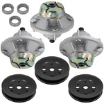 Deck Spindle Assembly W/pulley For John Deere X320 X324 X500 X520 X540 48" 3X. Fixed Price $115.00.