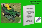 John Deere Z810A Z820A Z830A Z840A Z850A Z-trak Pro Mid-frame Mower Tech Manual. Fixed Price $24.99.