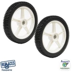 Rear Wheels Fit Craftsman Husqvarna Poulan 532189159 Mower High 2PK. Fixed Price $70.95.