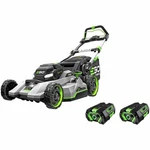 Ego LM2132SP-2 Power+ 56V 21" Select Cut Self-propelled Mower Kit (2 X 4AH Batt). Fixed Price $908.95.