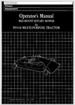 1991 Honda Mid Mount Mower For H5518 Tractor Owner Manual 61 Pages. Fixed Price $19.95.