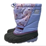 Sorel Big Kid Cub Purple Sweet Pea Wild Orchid Polar Bear Snow Boots Size 6. Fixed Price $50.00.