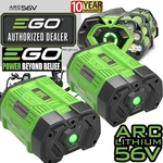 2PACK 56V 12.0AH Upgrade For Ego BA5600T Power + 10AH Lithium New Battery. Fixed Price $306.00.