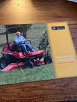 Massey Ferguson ZT29 ZT33 Zero Turn Mower Brochure Fcca. Fixed Price $21.99.