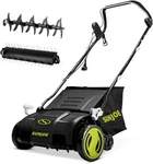 Sun Joe 15-INCH Electric Powered Lawn Dethatcher With Scarifier Blade Reel And. Fixed Price $320.86.