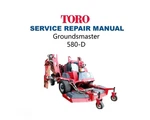 Toro Groundsmaster 580 Mower Service Repair Manual Usb & Link. Fixed Price $14.99.