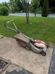 Honda HR17 1980 Rare Vintage 17" Deck Mower With Blade Clutch And Bagger. Fixed Price $765.88.