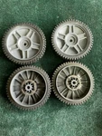 4 Pak Husqvarna Craftsman Poulan Snapper Oem Awd Wheels For Mowers 580365301. Fixed Price $49.99.