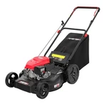 Amerisun 21" Gas Lawn Mower, Fast Wide Cutting, Large Grass Bag, Medium. Fixed Price $256.00.