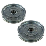 (pack Of 2) Flat Idler Pulleys For 2008 & 2009 Toro Master Z400 74449 52" Deck. Fixed Price $37.49.