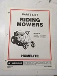 Jacobsen Illustrated Parts Catalog Manual List Book Riding Mower HR830E 99308-3. Fixed Price $17.54.