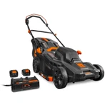 Wen 20V Max 2-IN-1 19-INCH Cordless Brushless Lawn Mower And Mulcher With Two 5A. Fixed Price $219.99.