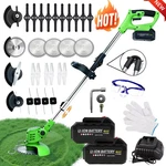 Cordless Electric Lawn Mower 20V Weed Eater - Portable Grass Trimmer W/ Battery. Fixed Price $64.99.