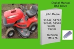 John Deere S1642 S1742 S2046 S2546 Scotts Lawn Tractor Technical Manual See Desc. Fixed Price $24.99.
