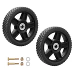 2X 7" Push Lawn Mower Wheels For Garden Trucks Carts Generator Hand. Fixed Price $22.99.
