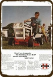 1970 Huffy Caprice 32" Riding Lawn Mower Tractor Decorative Replica Metal Sign. Fixed Price $27.99.