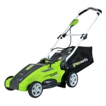 Greenworks 16 In. 10 Amp 2-IN-1 Walk Behind Battery Push MOWER-GW25142. Fixed Price $73.00.