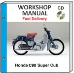 Honda C90 Super Cub Service Repair Shop Manual Cd. Fixed Price $21.99.