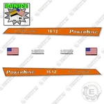 Fits Power King 1612 Decal Kit Tractor - 7 Year Outdoor 3M Vinyl!. Fixed Price $64.95.