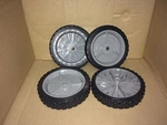 Husqvarna Craftsman Poulan Ayp Usa 7" Push Wheels 4 Pack Fits Most Mowers. Fixed Price $29.99.