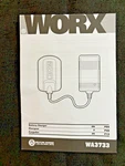 Worx Battery Charger Owner's Manual For Model WA3733. Fixed Price $9.99.
