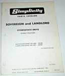 Simplicity Sovereign Landlord 3314H 3310H Riding Tractor Parts Catalog Original!. Fixed Price $29.99.