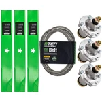 Deck Rebuild Kit Blade Spindle Belt For Husqvarna Mz 5225 Zero Turn Inch. Fixed Price $119.95.