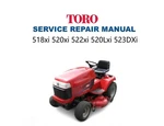 Toro 518XI 520XI 522XI 520LXI 523DXI Tractor Service Repair Manual Usb & Link. Fixed Price $14.99.