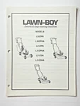 Lawn-boy Mower Parts Catalog Models L20ZPR / L21ZSNA (manual #E008113). Fixed Price $7.00.