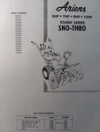 Ariens 924000 Snow Thrower Service & Parts Manual Walk 1974-1978 5 10 Hp. Fixed Price $63.74.