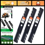 48" Mower Mulching Blades For Riding Lawn Tractors - Fits Husqvarna, Craftsman,. Fixed Price $67.99.