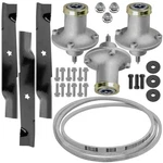 Caltric Deck Spindle Blade Belt Kit For Husqvarna GTH26V52LS GTH3052 GTH52XLS. Fixed Price $175.49.