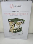 Oniva Gardener Folding Seat With Tools, Utility Bag & 5 - Brand New. Fixed Price $55.00.