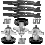 Spindle & Blade For Troy-bilt 13WQ93KP011 17AFCACP011 17ARCACP21 17WFCACP011 50". Fixed Price $97.99.