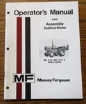 Massey Ferguson Mf & 210-4 Tractor Operators Owners Manual 1979 Original. Fixed Price $33.99.